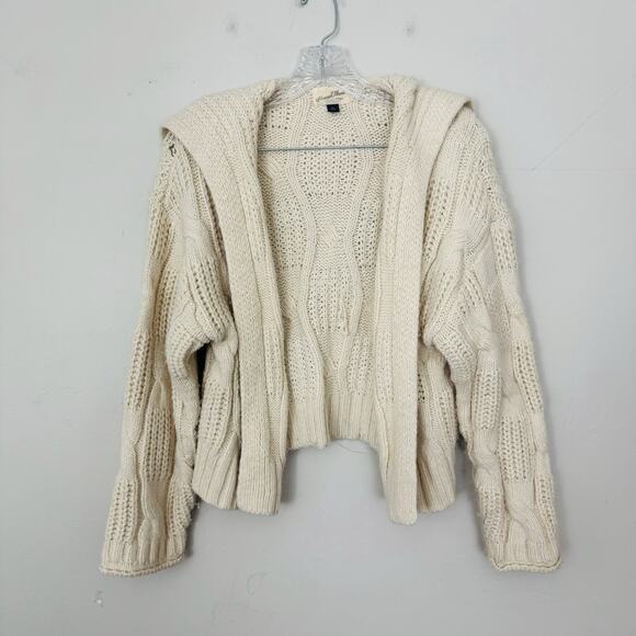 Universal Thread Jackets & Blazers - Universal Thread Cream Knit Open Front Cardigan Women’s Size XS